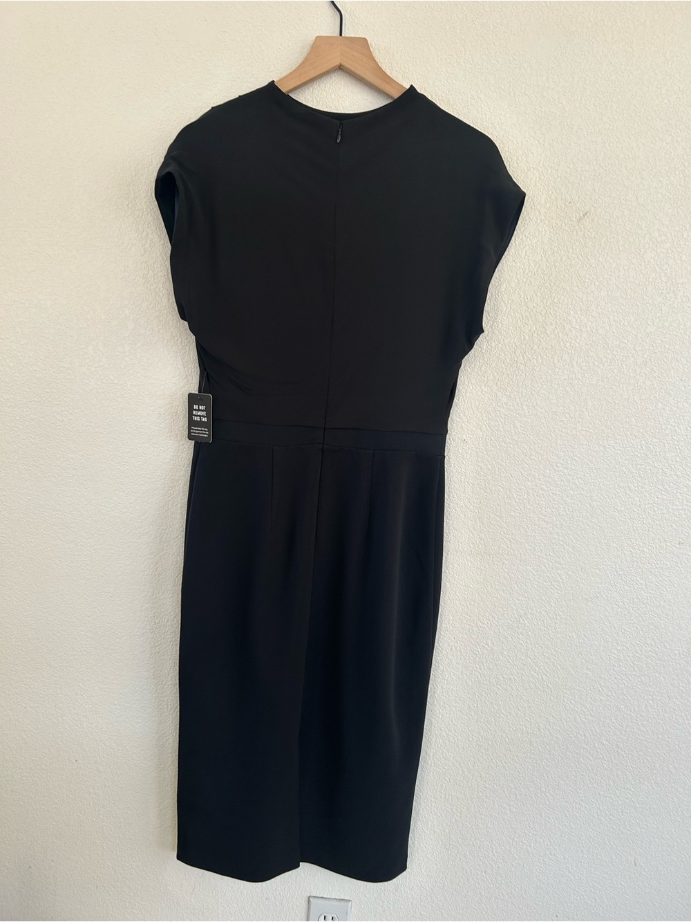 Express Black Dress with Cap Sleeves